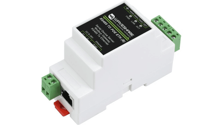 Интеграция Modbus RTU в Ethernet на базе Waveshare RS485 TO POE ETH (B): практическое руководство